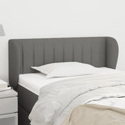 Hoofdbord 83x23x78/88 cm stof donkergrijs