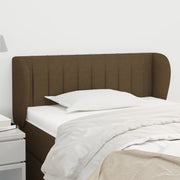 Hoofdbord 83x23x78/88 cm stof donkerbruin