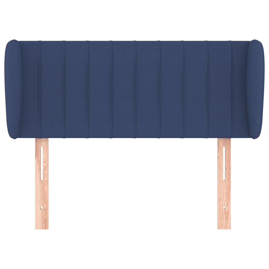 Hoofdbord Met Randen Stof 83 x 23 x 78/88 cm Blauw
