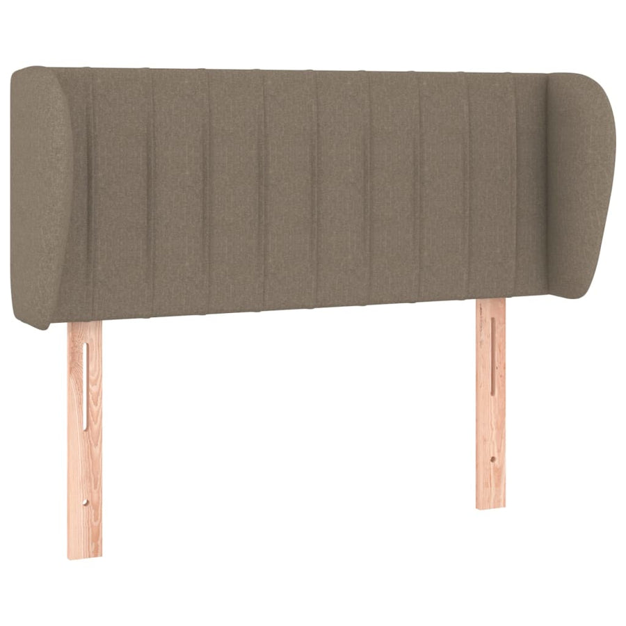 Hoofdbord Met Randen Stof 93 x 23 x 78/88 cm Taupe