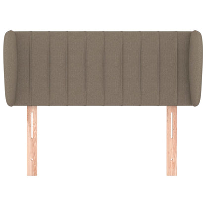 Hoofdbord Met Randen Stof 93 x 23 x 78/88 cm Taupe