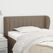 Hoofdbord stof 93x23x78/88 cm taupe
