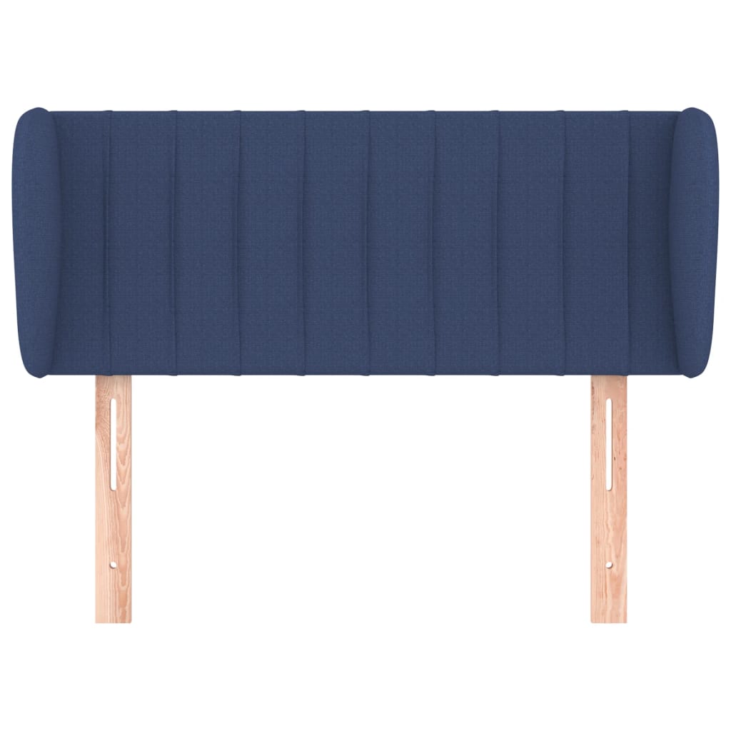 Hoofdbord Met Randen Stof 93 x 23 x 78/88 cm Blauw