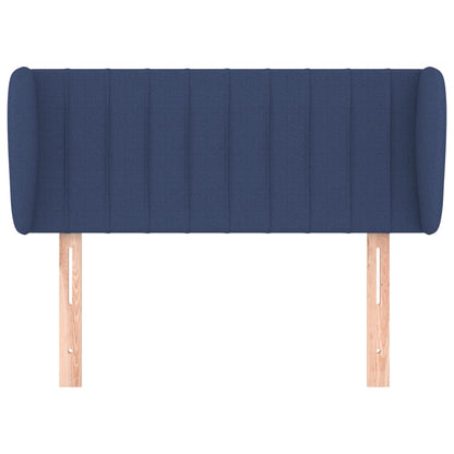Hoofdbord Met Randen Stof 93 x 23 x 78/88 cm Blauw