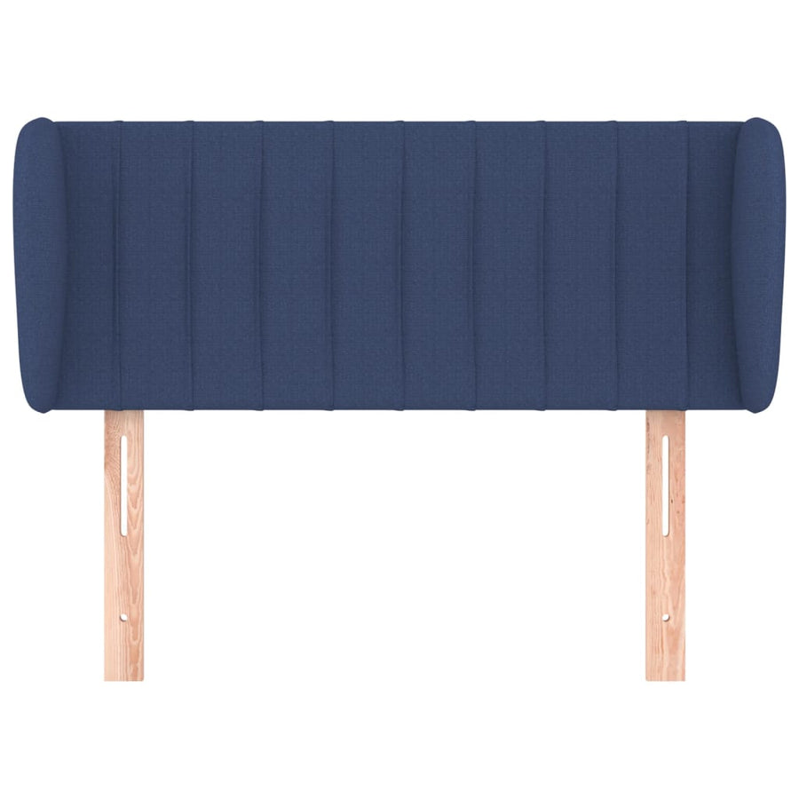 Hoofdbord Met Randen Stof 93 x 23 x 78/88 cm Blauw