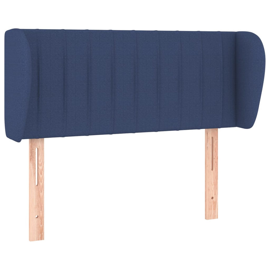 Hoofdbord Met Randen Stof 103 x 23 x 78/88 cm Blauw