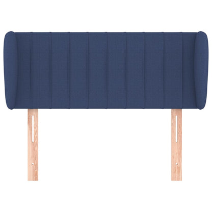 Hoofdbord Met Randen Stof 103 x 23 x 78/88 cm Blauw