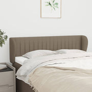 Hoofdbord 147x23x78/88 cm stof taupe