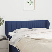 Hoofdbord 147x23x78/88 cm stof blauw