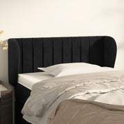 Hoofdbord 83x23x78/88 cm fluweel zwart