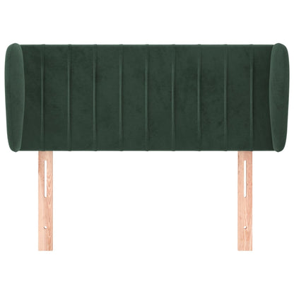 Hoofdbord Met Randen Fluweel 103 x 23 x 78/88 cm Donkergroen