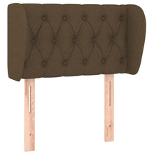Hoofdbord Met Randen Stof 83 x 23 x 78/88 cm Donkerbruin
