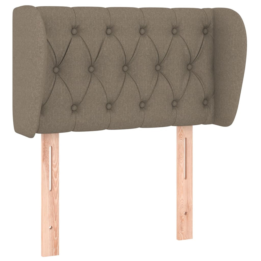 Hoofdbord Met Randen Stof 83 x 23 x 78/88 cm Taupe