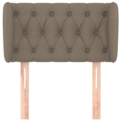 Hoofdbord Met Randen Stof 83 x 23 x 78/88 cm Taupe
