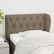 Hoofdbord stof taupe 83x23x78/88 cm