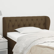 Hoofdbord 93x23x78/88 cm stof donkerbruin
