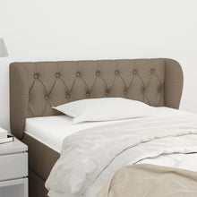 Hoofdbord Met Randen Stof 93 x 23 x 78/88 cm Taupe
