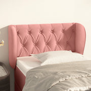 Hoofdbord 83x23x78/88 cm fluweel roze