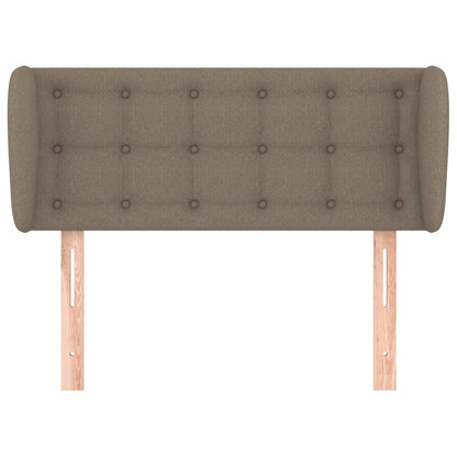 Hoofdbord met randen 83x23x78/88 cm stof taupe 83 x 23 x 78/88 cm Taupe