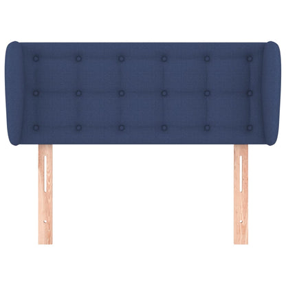 Hoofdbord Met Randen Stof 83 x 23 x 78/88 cm Blauw