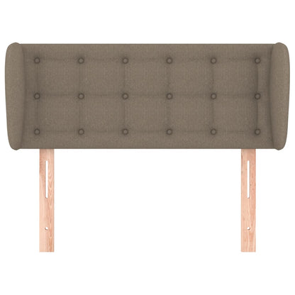 Hoofdbord Met Randen Stof 93 x 23 x 78/88 cm Taupe