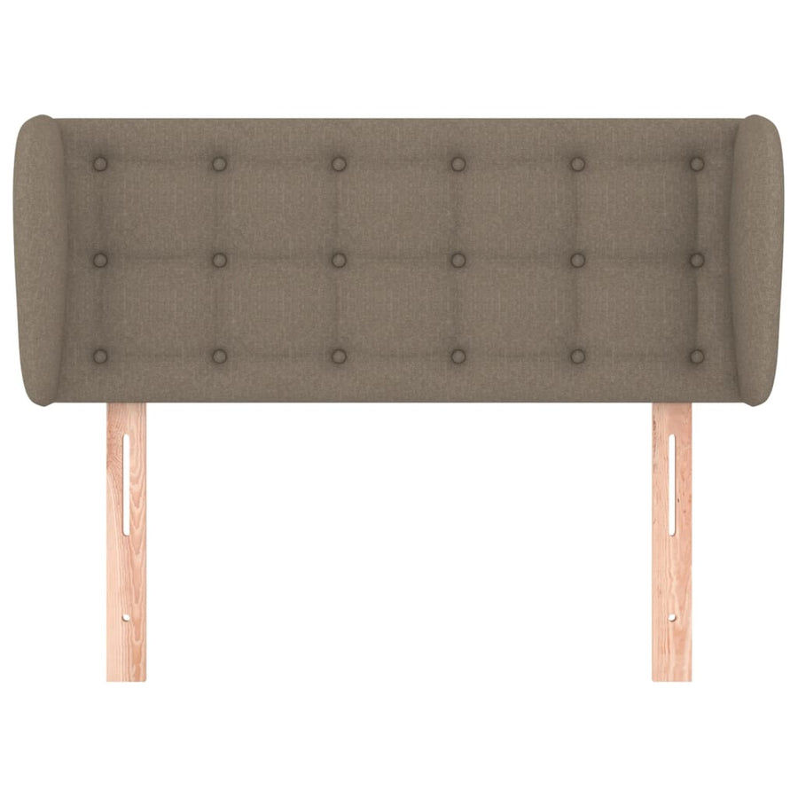 Hoofdbord Met Randen Stof 93 x 23 x 78/88 cm Taupe