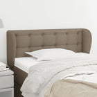 Hoofdbord 93x23x78/88 cm stof taupe