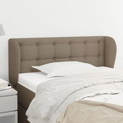 Hoofdbord 93x23x78/88 cm stof taupe