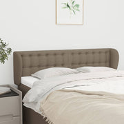 Hoofdbord stof taupe 147x23x78/88 cm verstelbaar