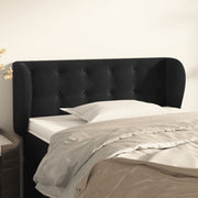 Hoofdbord 83x23x78/88 cm fluweel zwart