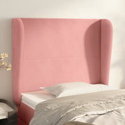 Hoofdbord fluweel roze 118/128 cm