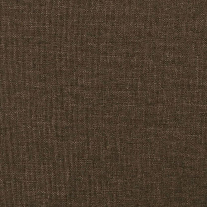 Hoofdbord met randen 163x23x118/128 cm stof donkerbruin 163 x 23 x 118/128 cm Donkerbruin