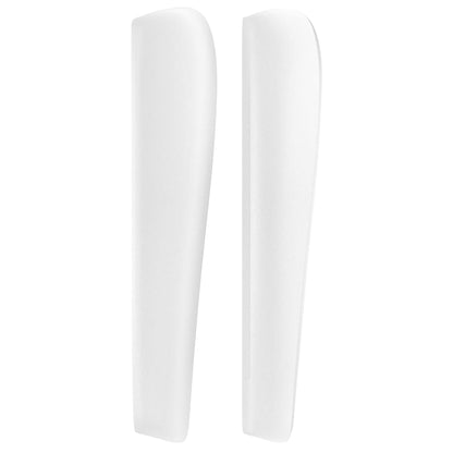 Hoofdbord Met Randen Kunstleer 163 x 23 x 118/128 cm Wit