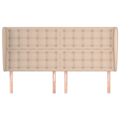 Hoofdbord Met Randen 83X23X8/28Cm Kunstleer Kleur 183 x 23 x 118/128 cm Cappuccino