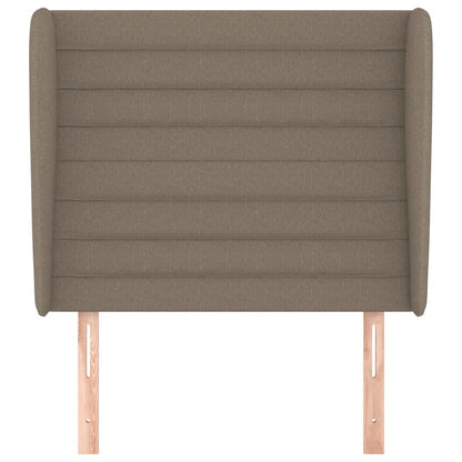 Hoofdbord Met Randen Stof 1 83 x 23 x 118/128 cm Taupe