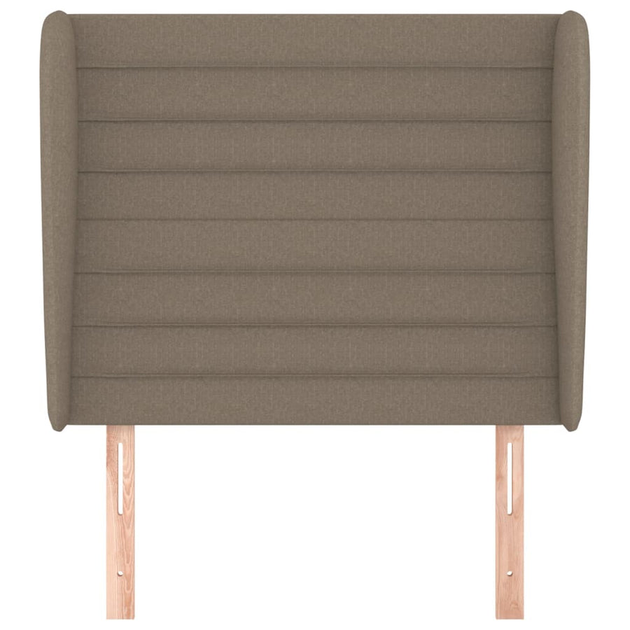 Hoofdbord Met Randen Stof 1 83 x 23 x 118/128 cm Taupe