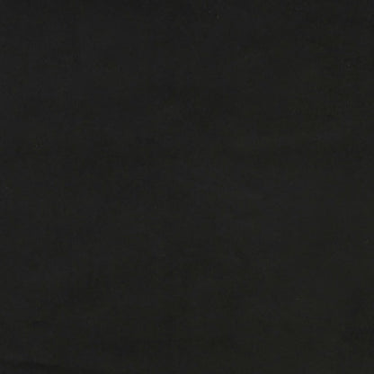 Hoofdbord Met Randen 83X23X118/128 Cm Fluweel Zwart
