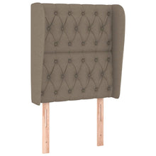 Hoofdbord Met Randen Stof 83 x 23 x 118/128 cm Taupe