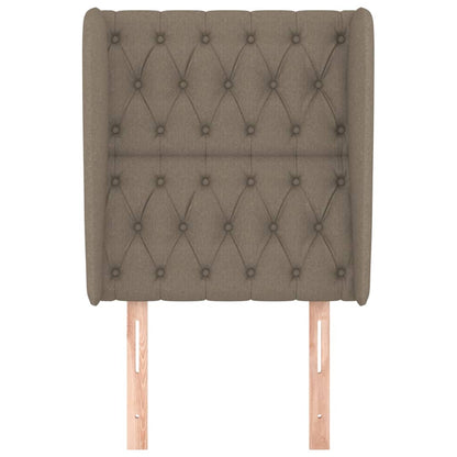 Hoofdbord Met Randen Stof 83 x 23 x 118/128 cm Taupe