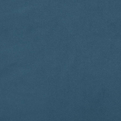 Hoofdbord met randen 93x23x118/128 cm fluweel donkerblauw