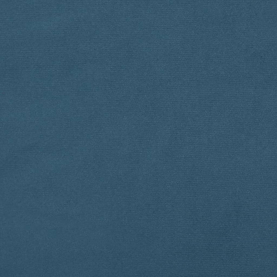 Hoofdbord Met Randen Fluweel 203 x 23 x 118/128 cm Donkerblauw