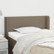 Hoofdbord 83x16x78/88 cm stof taupe