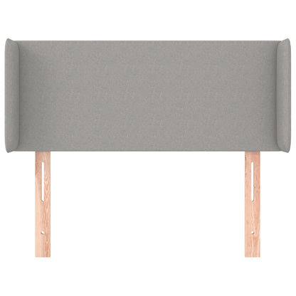 Hoofdbord met randen 103x16x78/88 cm stof lichtgrijs 103 x 16 x 78/88 cm Lichtgrijs