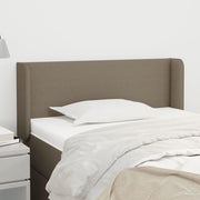 Hoofdbord 103x16x78/88 cm stof taupe