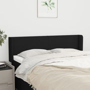 Hoofdbord 147x16x78/88 cm stof zwart