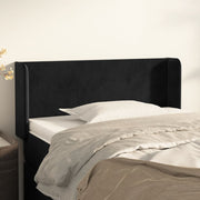 Hoofdbord 93x16x78/88 cm fluweel zwart