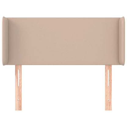 Hoofdbord met randen 83x16x78/88 cm kunstleer cappuccinokleur 83 x 16 x 78/88 cm Cappuccino