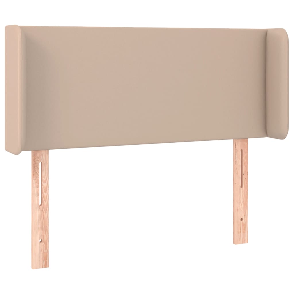 Hoofdbord Met Randen Kunstleer Kleur 93 x 16 x 78/88 cm Cappuccino