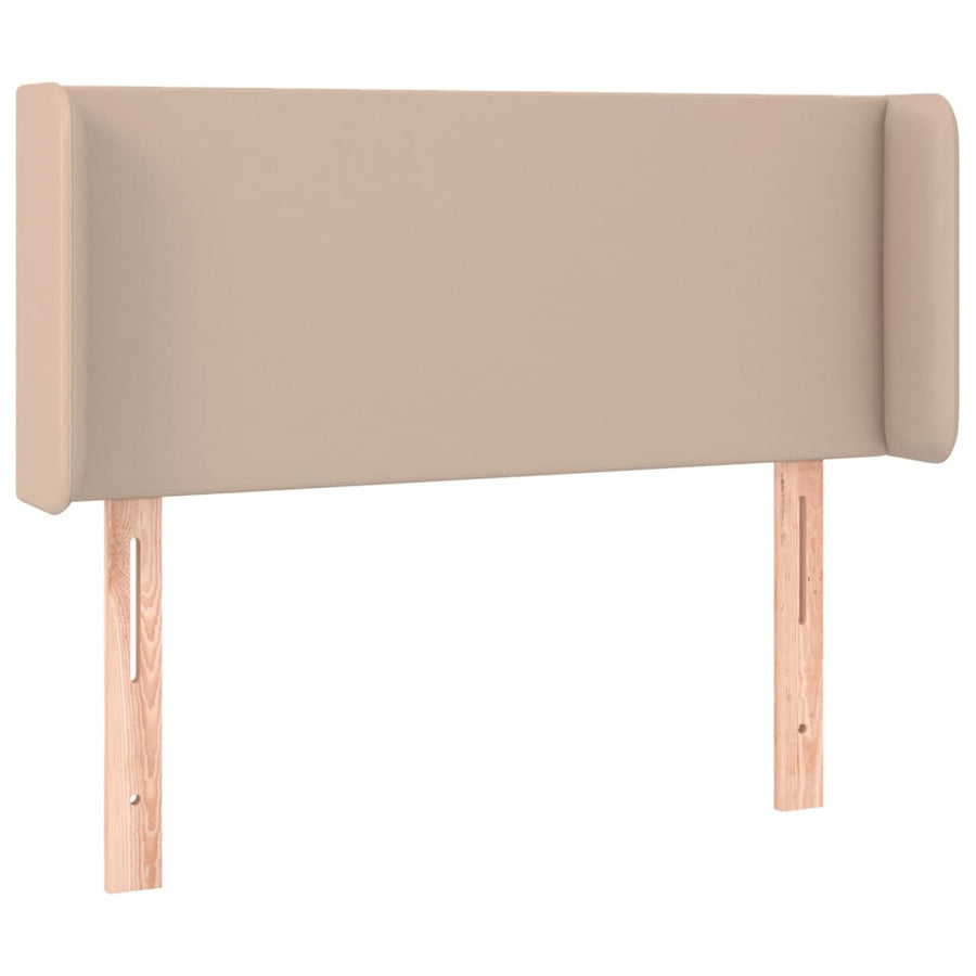 Hoofdbord Met Randen Kunstleer Kleur 93 x 16 x 78/88 cm Cappuccino