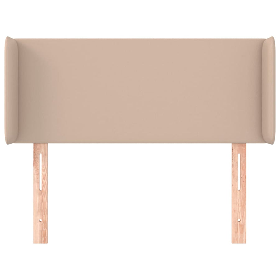 Hoofdbord Met Randen Kunstleer Kleur 93 x 16 x 78/88 cm Cappuccino